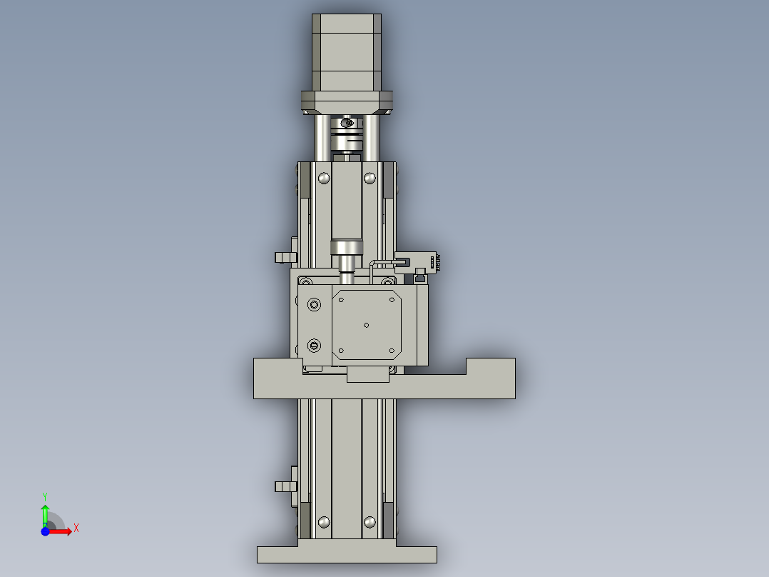 120200端面探伤组件-LXYC-BOSS前视图