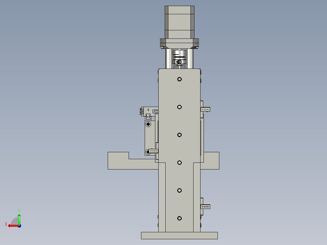 120200端面探伤组件-LXYC-BOSS后视图