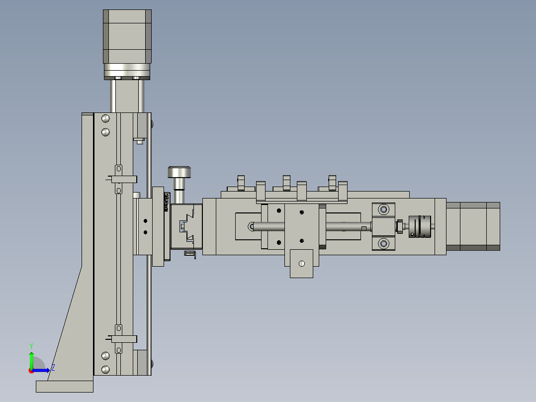 120200端面探伤组件-LXYC-BOSS左视图