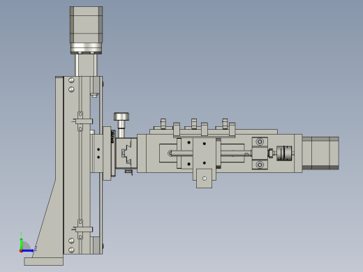 120200端面探伤组件-LXYC-BOSS左视缩略图