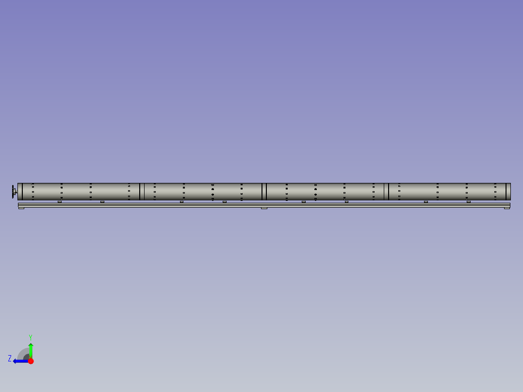链板输送线装配右视图