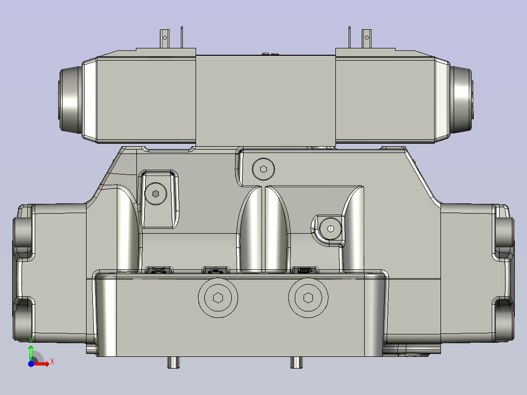 机制双排砖生产设备设计-DPOMManifold-DG5V-8-H-C-M-U-10-DC-ROCK_ASM前视图