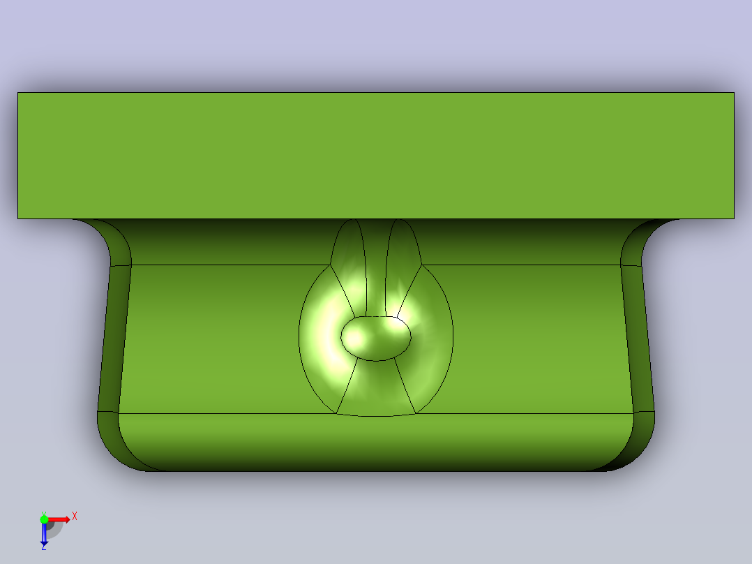 练习倒扣加工密码俯视图