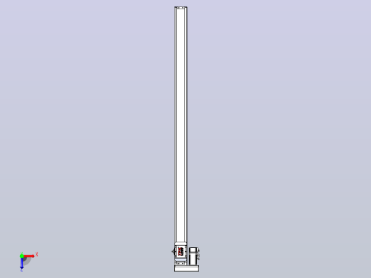 滚珠丝杠直线轴带导轨全封闭TPA-HCR-65S-1610C-L1200-MR-Y-P10-N3俯视缩略图