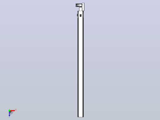 皮带直线轴半封闭可选导轨TPA-HNB-110D-90-L1800-ML-Y-P40-N3俯视缩略图