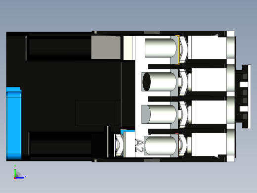 NC1-18交流接触器三维模型202204左视缩略图