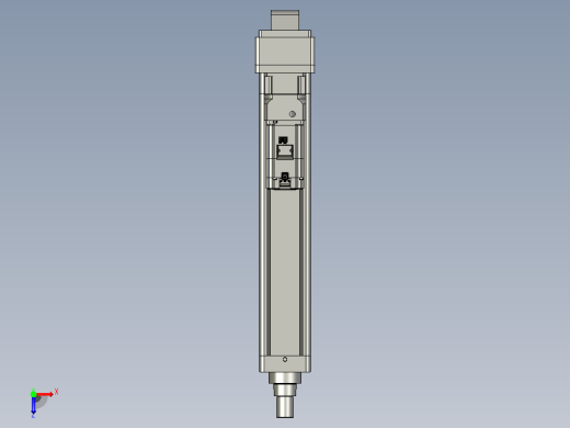 轻载电动缸TPA-ESR100-3210C-L400-MR-CA-W-P75-JX-C3俯视缩略图
