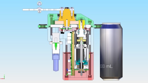 坚固型位置伺服器3D数模图纸 STP格式缩略图