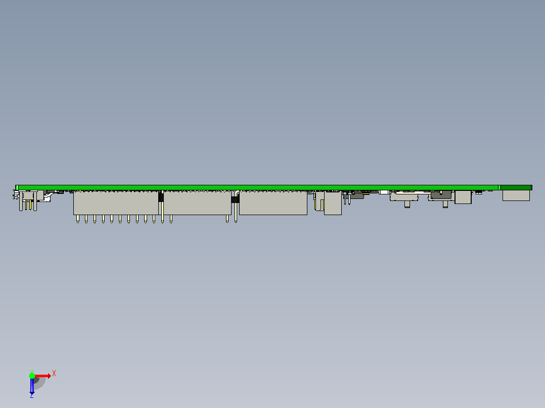 半导体nRF9160 SiP原型开发板俯视图