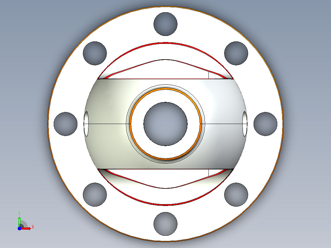 差速器前视图