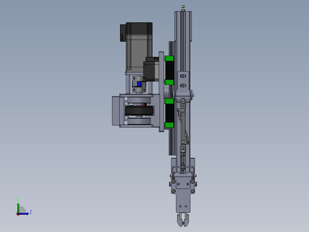 robot-2-axis SW STP左视图