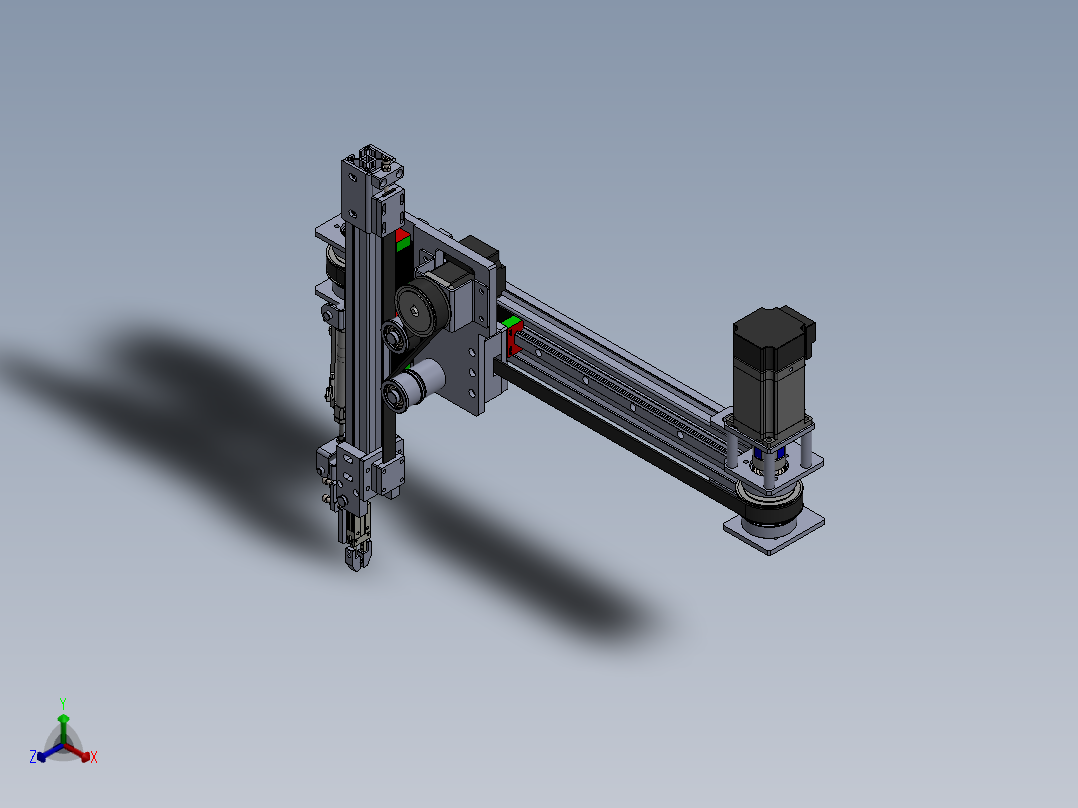 robot-2-axis SW STP正等轴测图