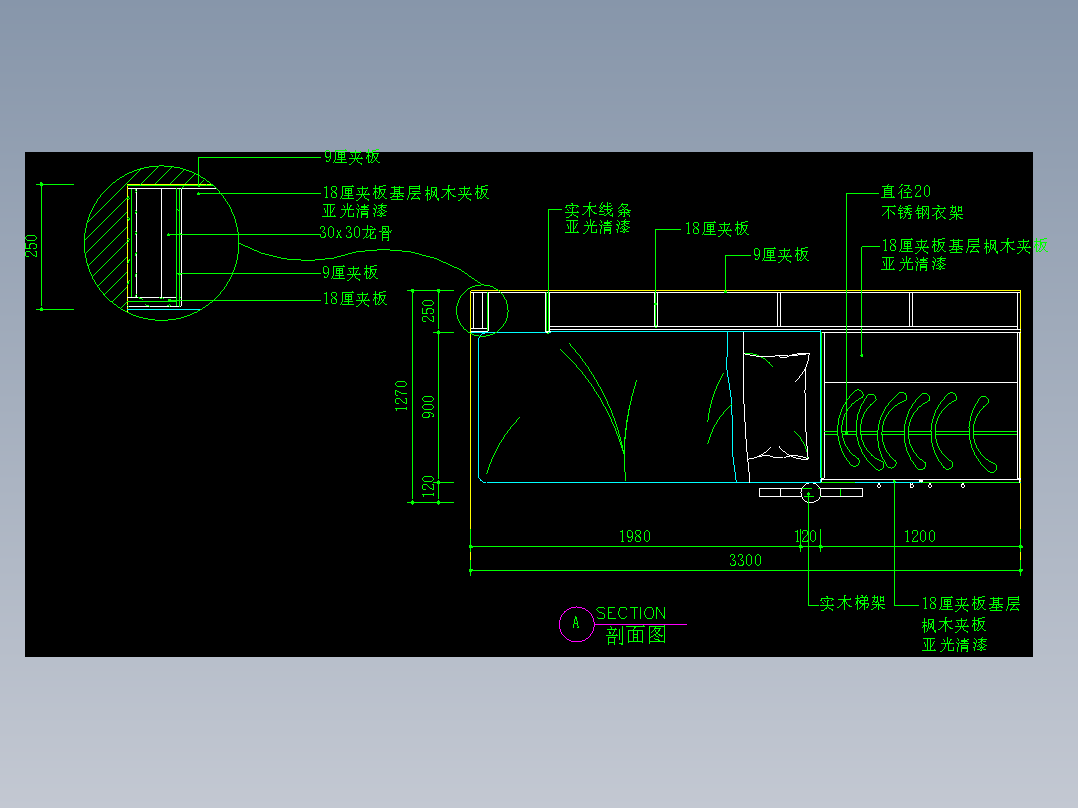家装类CAD土块(二)-FH01081E