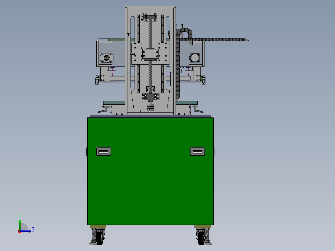 丝印机 3D图纸 机械设备 平面丝印机 3D模型图纸文件素材左视图