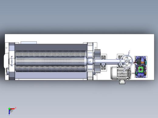 去鱼鳞机结构设计俯视缩略图