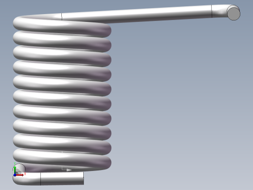扭簧3D模型前视缩略图
