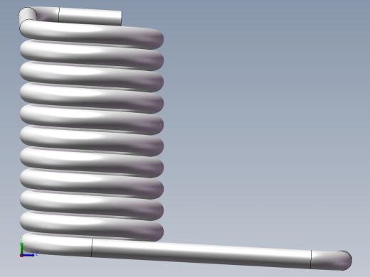 扭簧3D模型左视缩略图