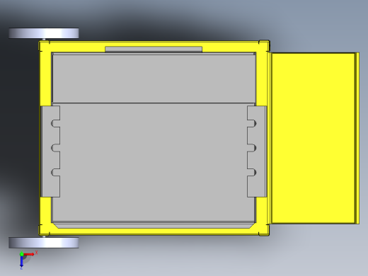 solidworks 户外烤架3D设计图俯视缩略图