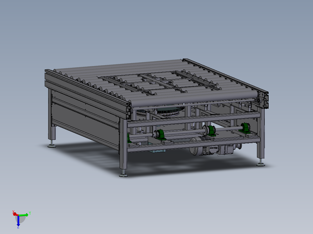 E031 自动顶升选装滚筒输送线