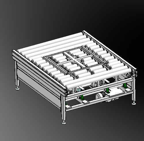 E031 自动顶升选装滚筒输送线