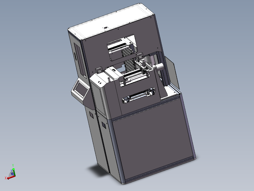 缓存机自动收放料机3D图纸 E034
