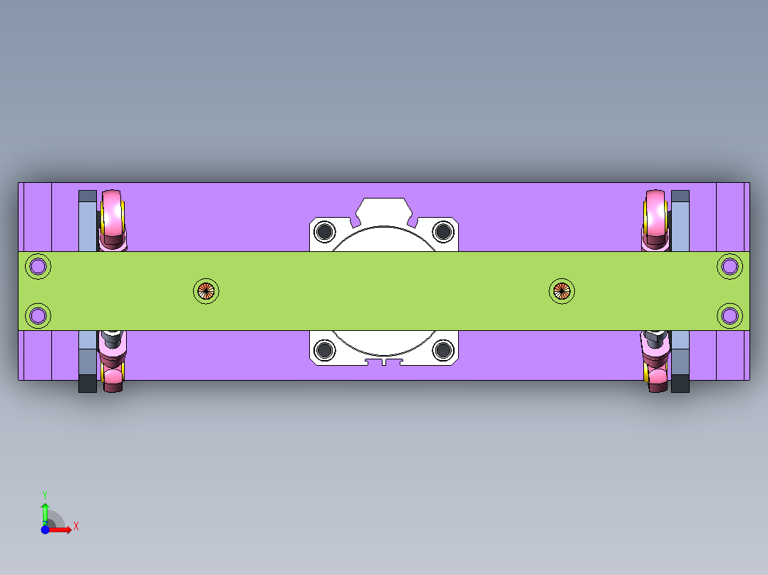 模块切割机前视图