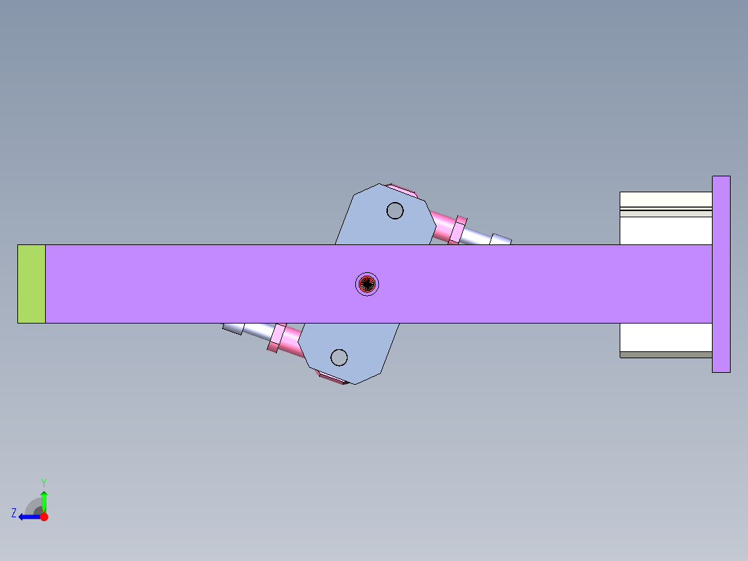 模块切割机右视图