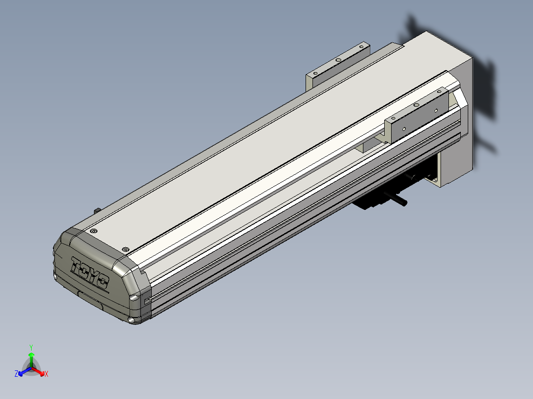 Toyo东佑达直线模组-ETH13-350-BM-200W主视图
