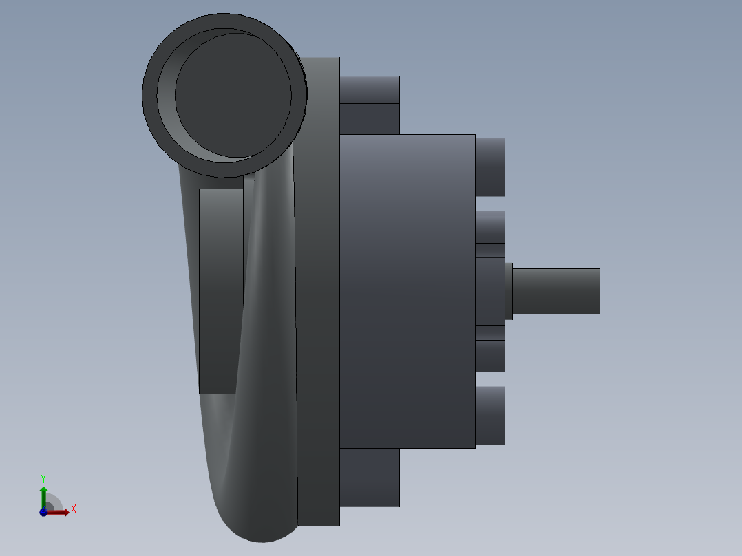 帕克斯顿离心增压器前视图
