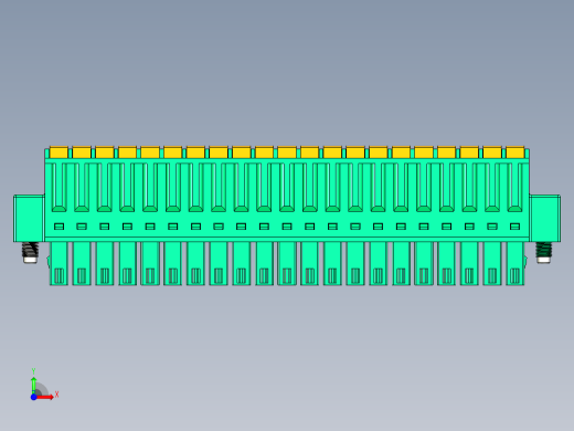 DEGSON 15EDG（公头） 3.5mm 螺钉锁紧，插拔式接线端子 FullPack-15EDGKDM-3.5-21P-14-00AH前视缩略图
