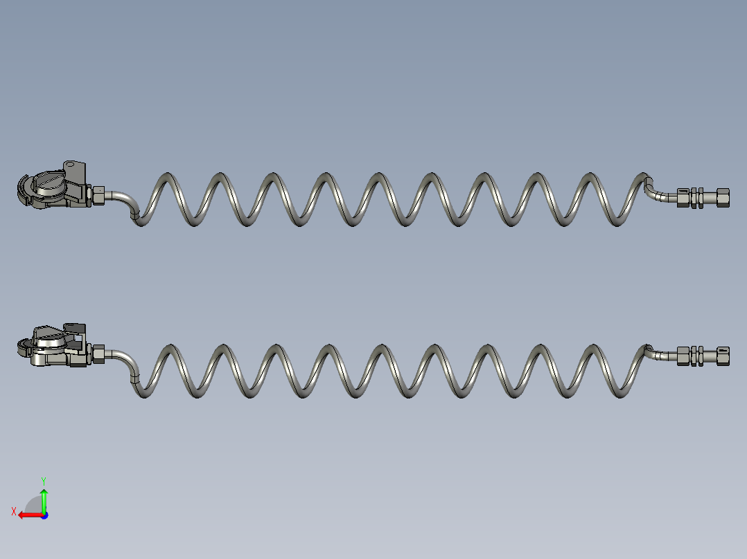 卡车制动联轴器后视图