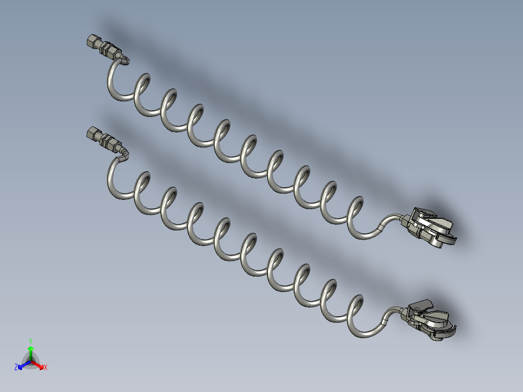 卡车制动联轴器正等轴测图