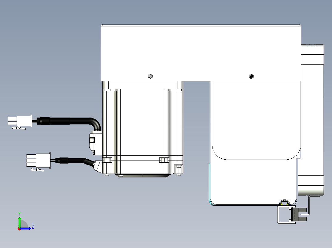 威洛博VBC同步带传动一无尘环境VBC17-L45-S1550-BRD-ZP75-C3左视图