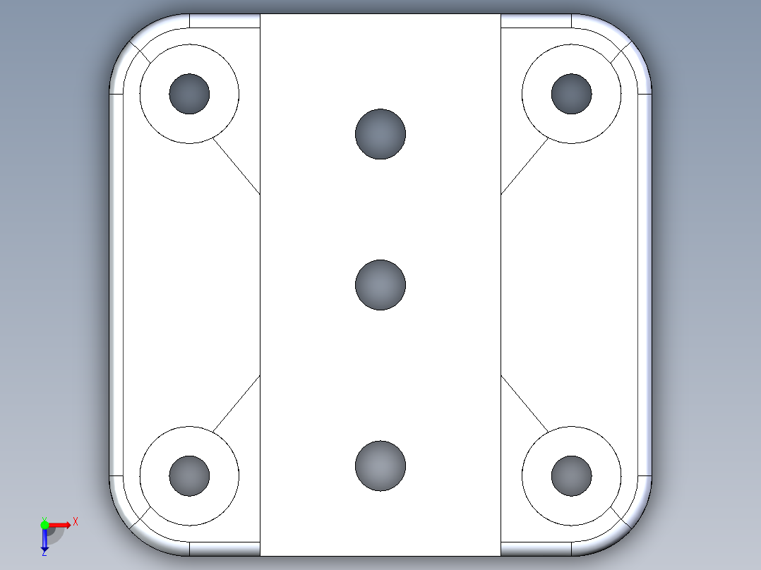 型材-KJN 135X135 BASE PLATE 3842516175俯视图