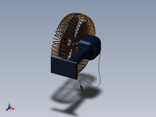 带电线的风扇