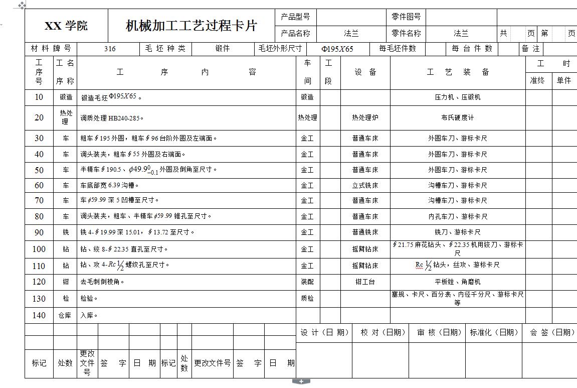 Q343-法兰机械加工工艺及车外圆夹具设计