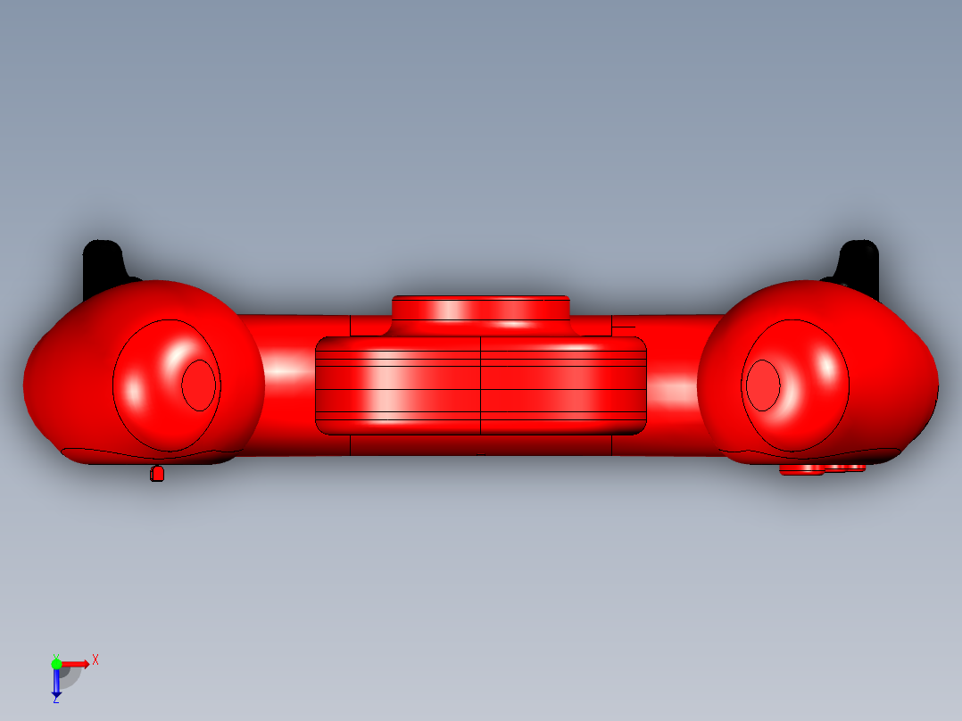 方向盘 (6)俯视图