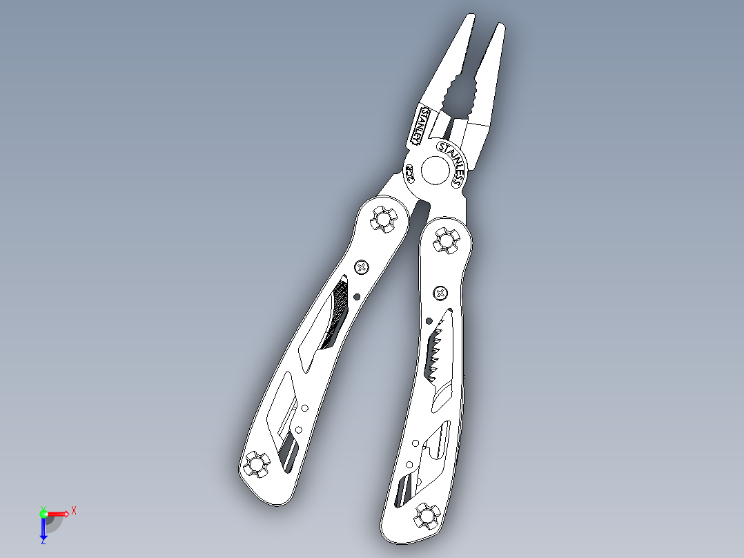 钳子 (30)俯视图