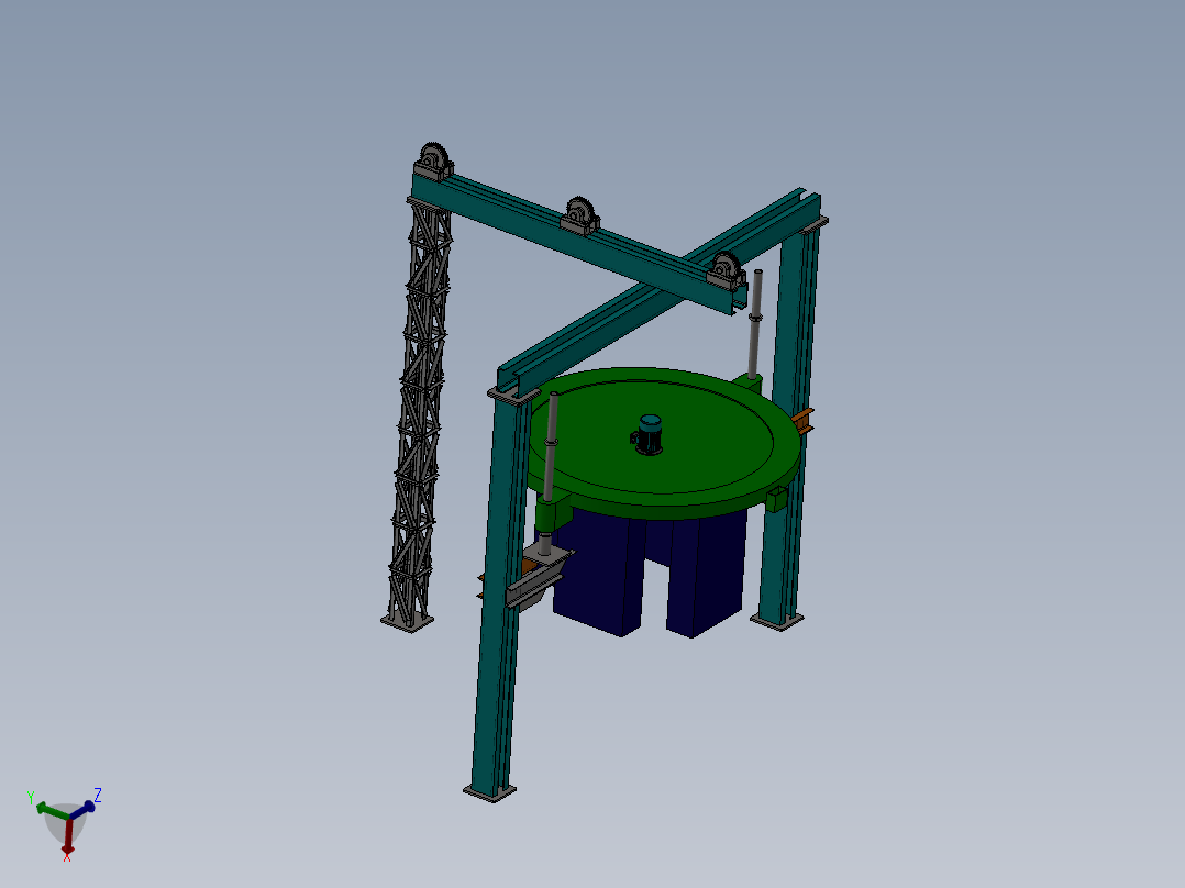 一种容器烘干设备