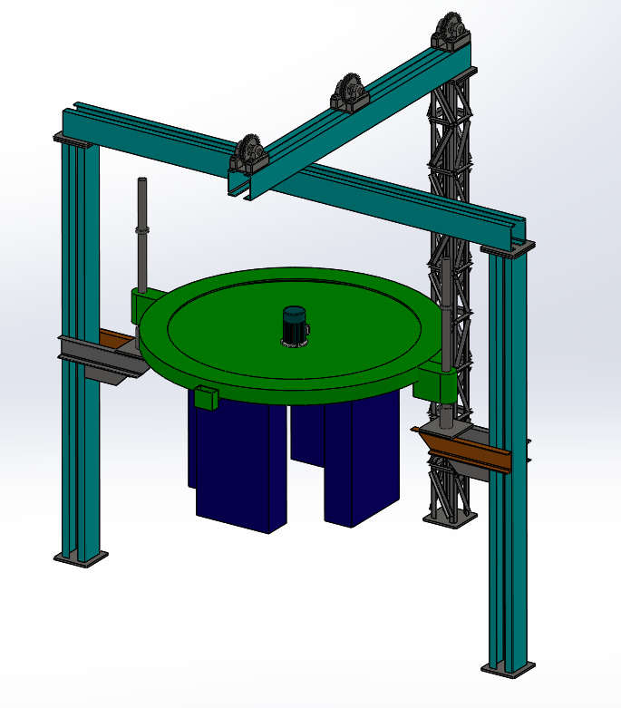 一种容器烘干设备
