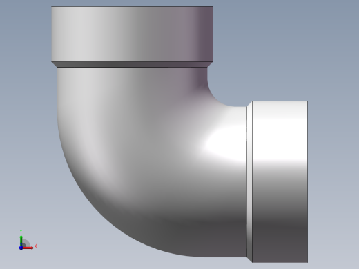 弯头-90°等径 DN8前视缩略图