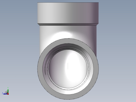 弯头-90°等径 DN8右视缩略图