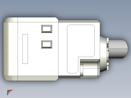 基恩士PZ-G41_42_kc图纸模型俯视缩略图