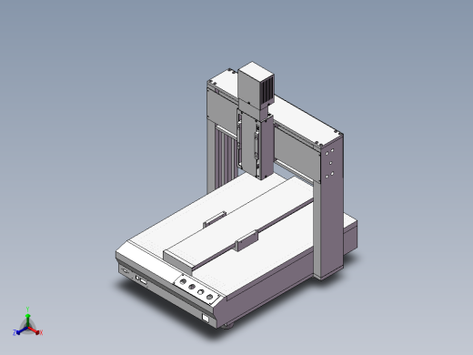 三轴平台正等轴测缩略图