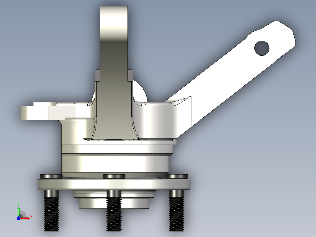 设计了三菱兰瑟柯尔特20013d型汽车前制动系统包括4x100轮轴前视图