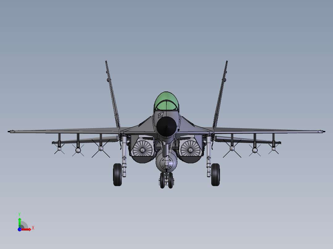 98米格SW设计前视图