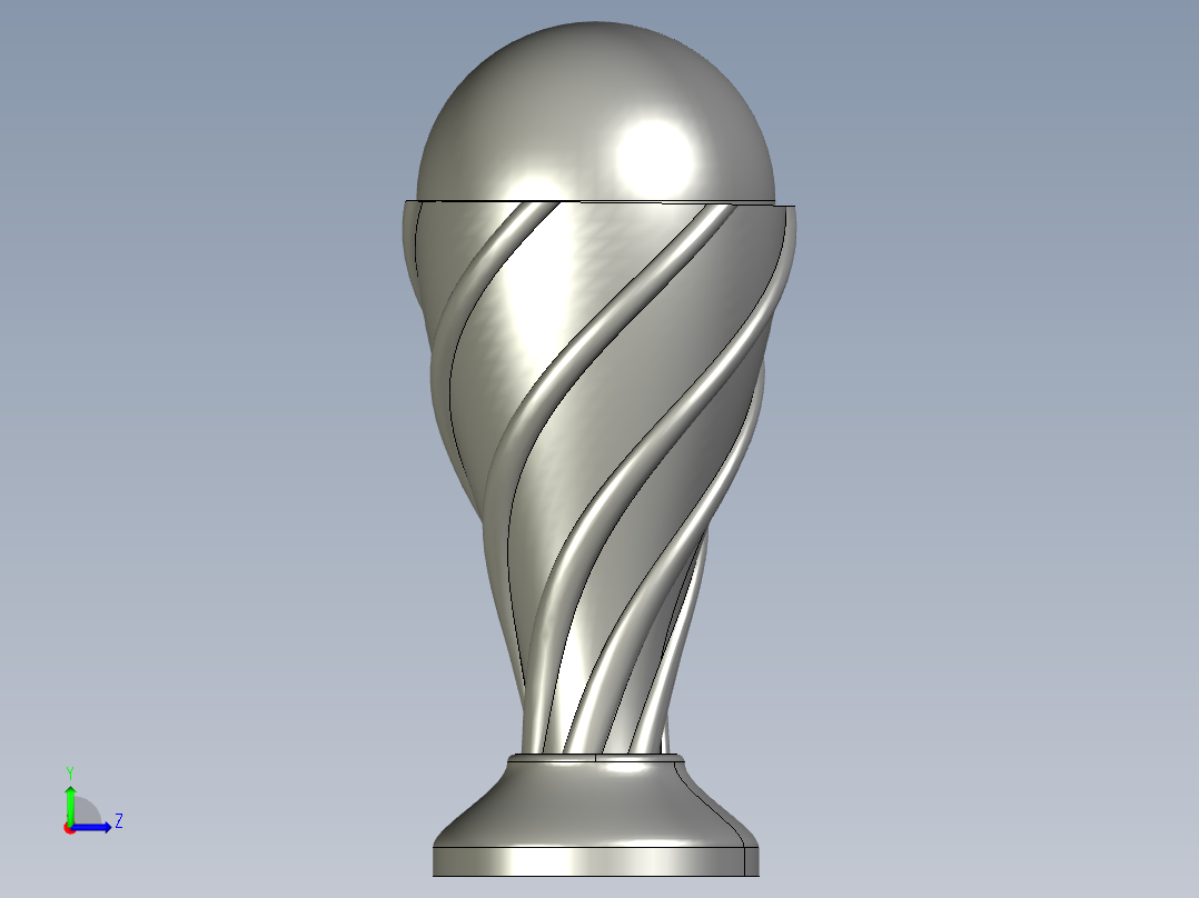 奖杯8左视图