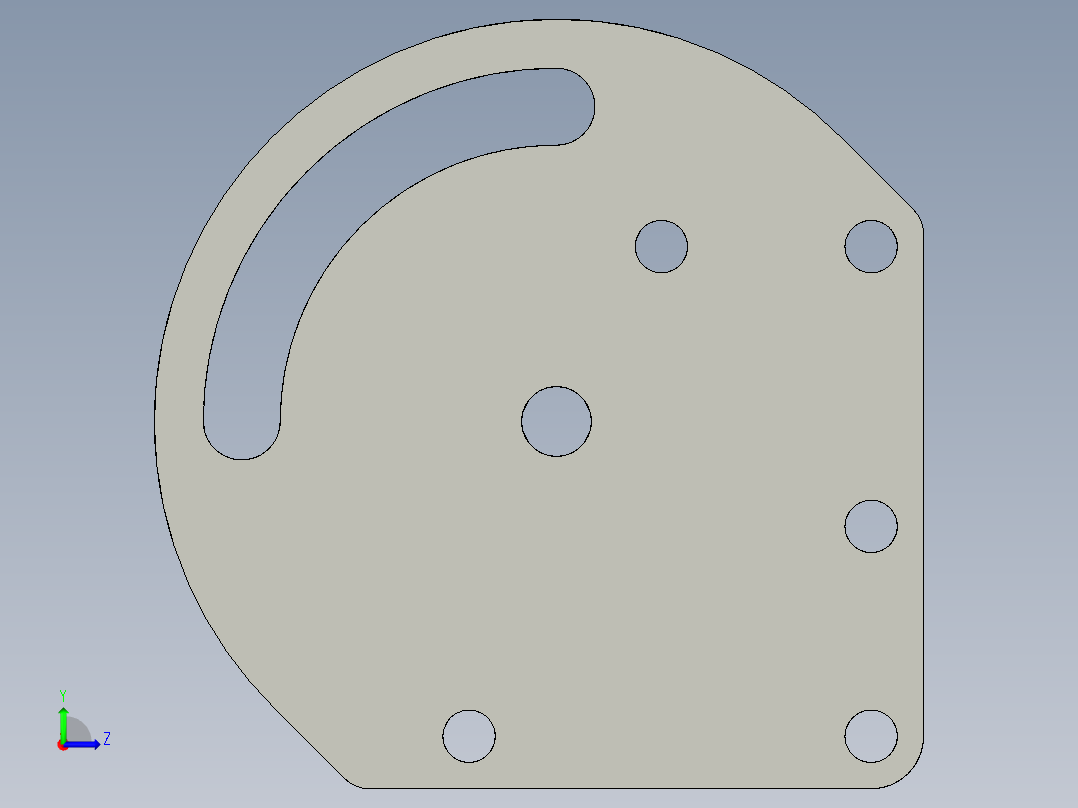 基恩士S-P01bracket_kc图纸模型左视图