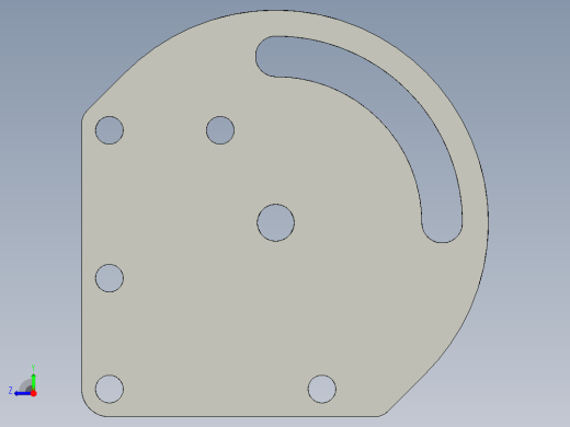 基恩士S-P01bracket_kc图纸模型右视缩略图