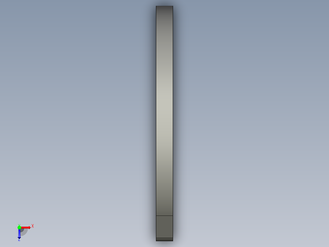 基恩士S-P01bracket_kc图纸模型俯视图